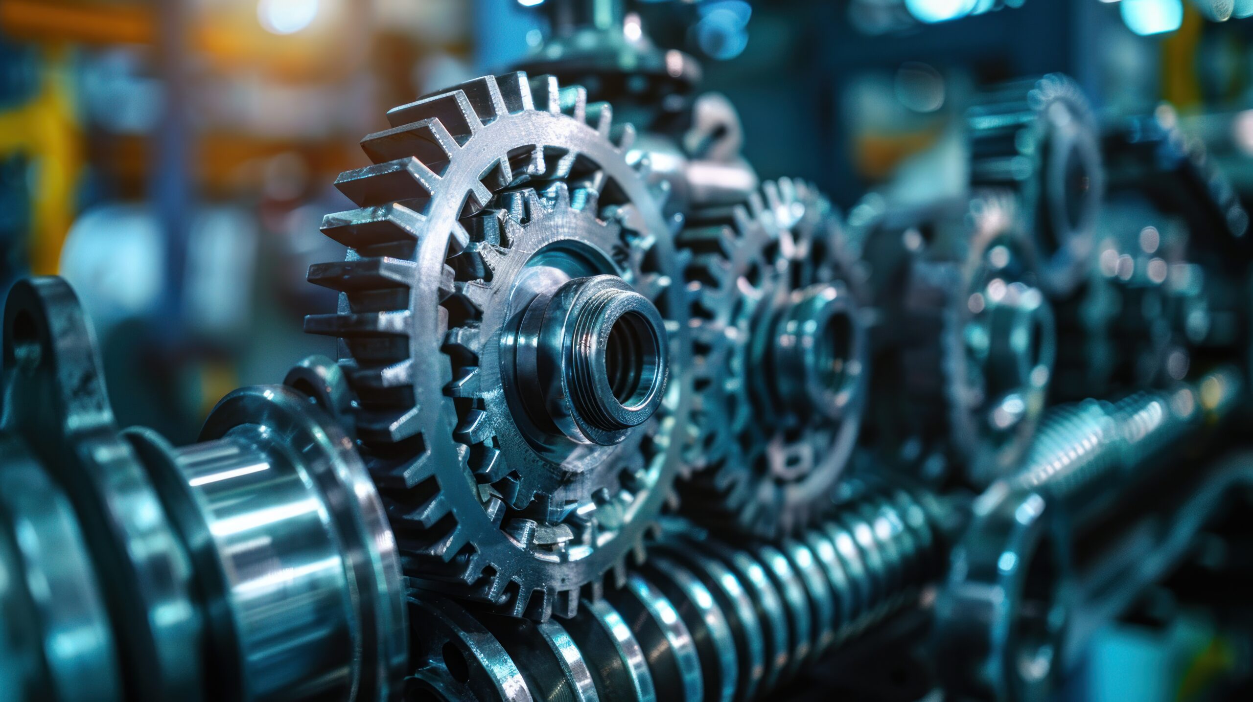 closeup-interlocking-metal-gears-machine